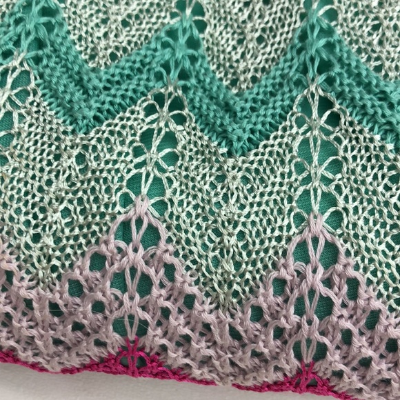 Missoni Multi Color Chevron Stripe Stretch Knit Dress Women’s Euro 38 - Picture 13 of 13